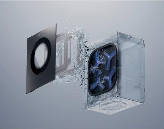Vue de la station Vortex Wash du WINBOT W3 OMNI