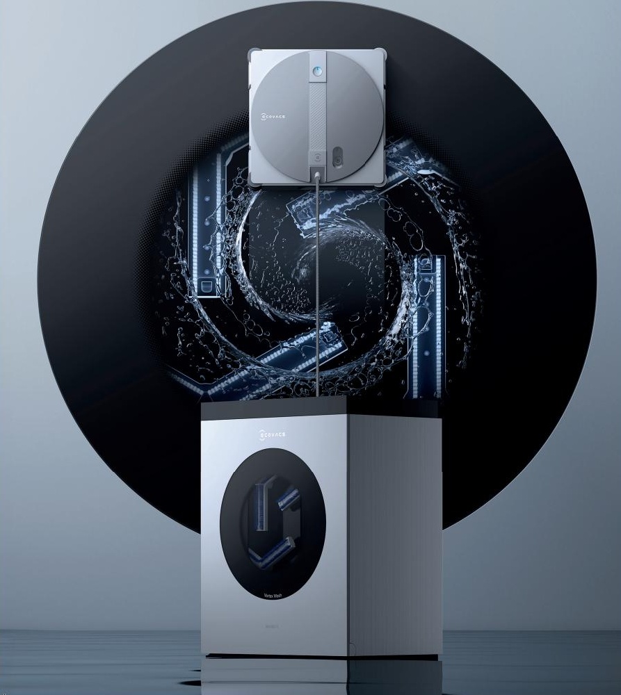 WINBOT W3 OMNI et sa station de nettoyage